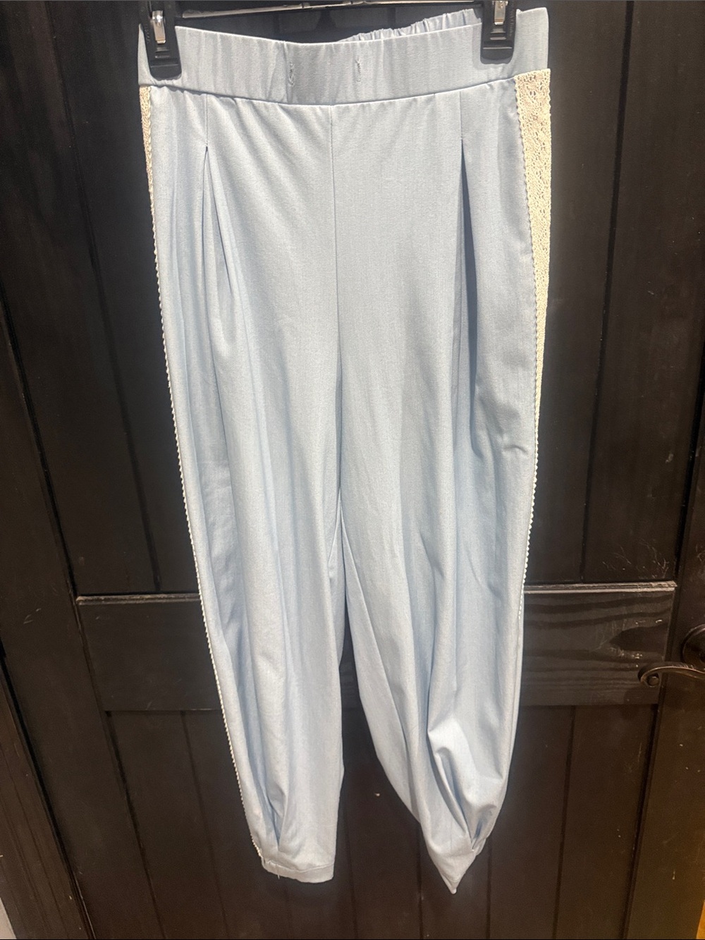 Women's Black & White Striped Button-Down Shirt